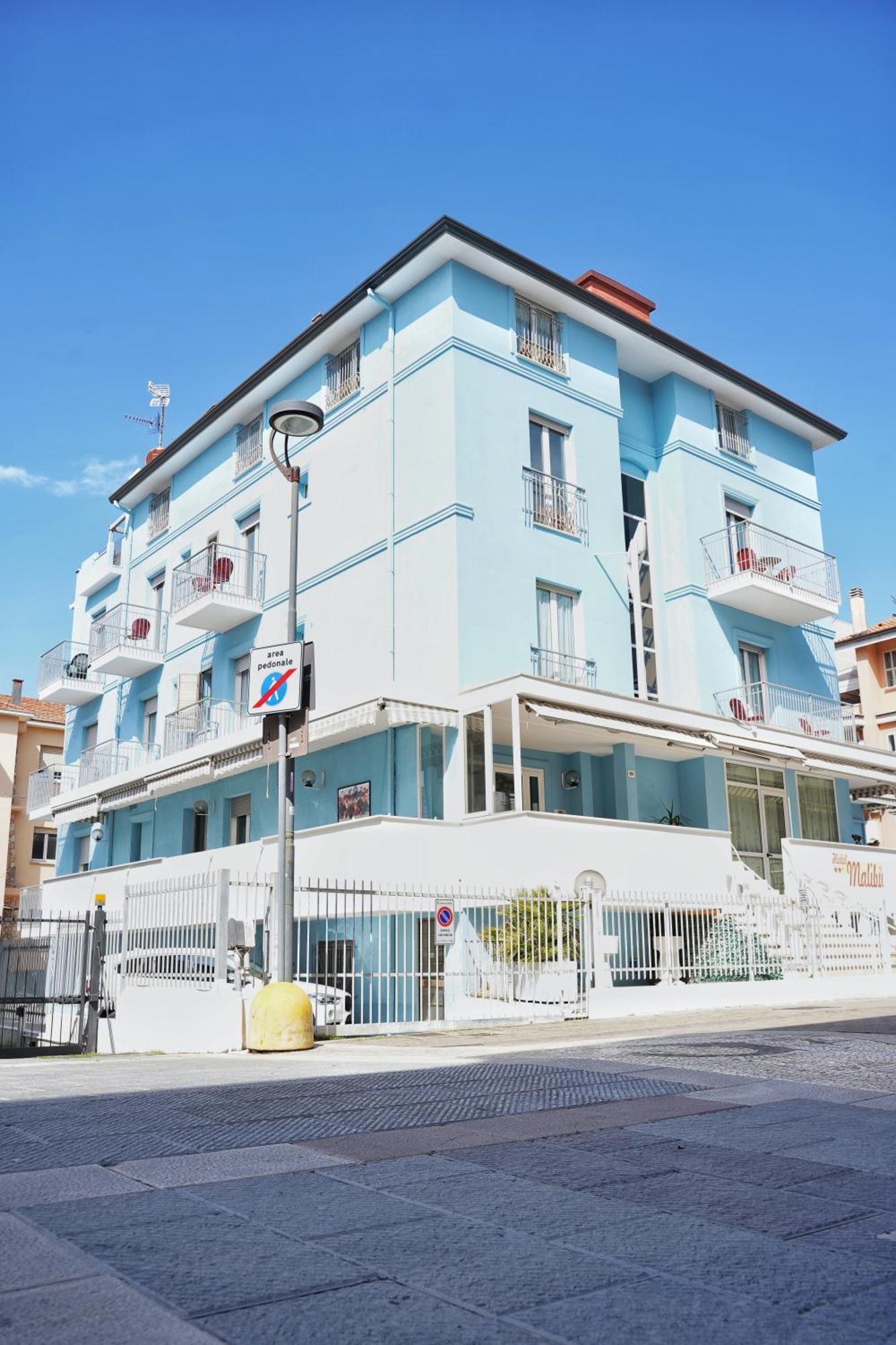 Hotel Malibu Mare Римини Экстерьер фото